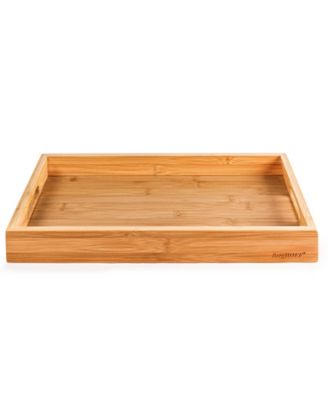 Bamboo 2-Pc. Serving Tray Set