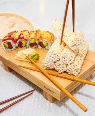 Bamboo 2-Pc. Sushi Serving Tray Set