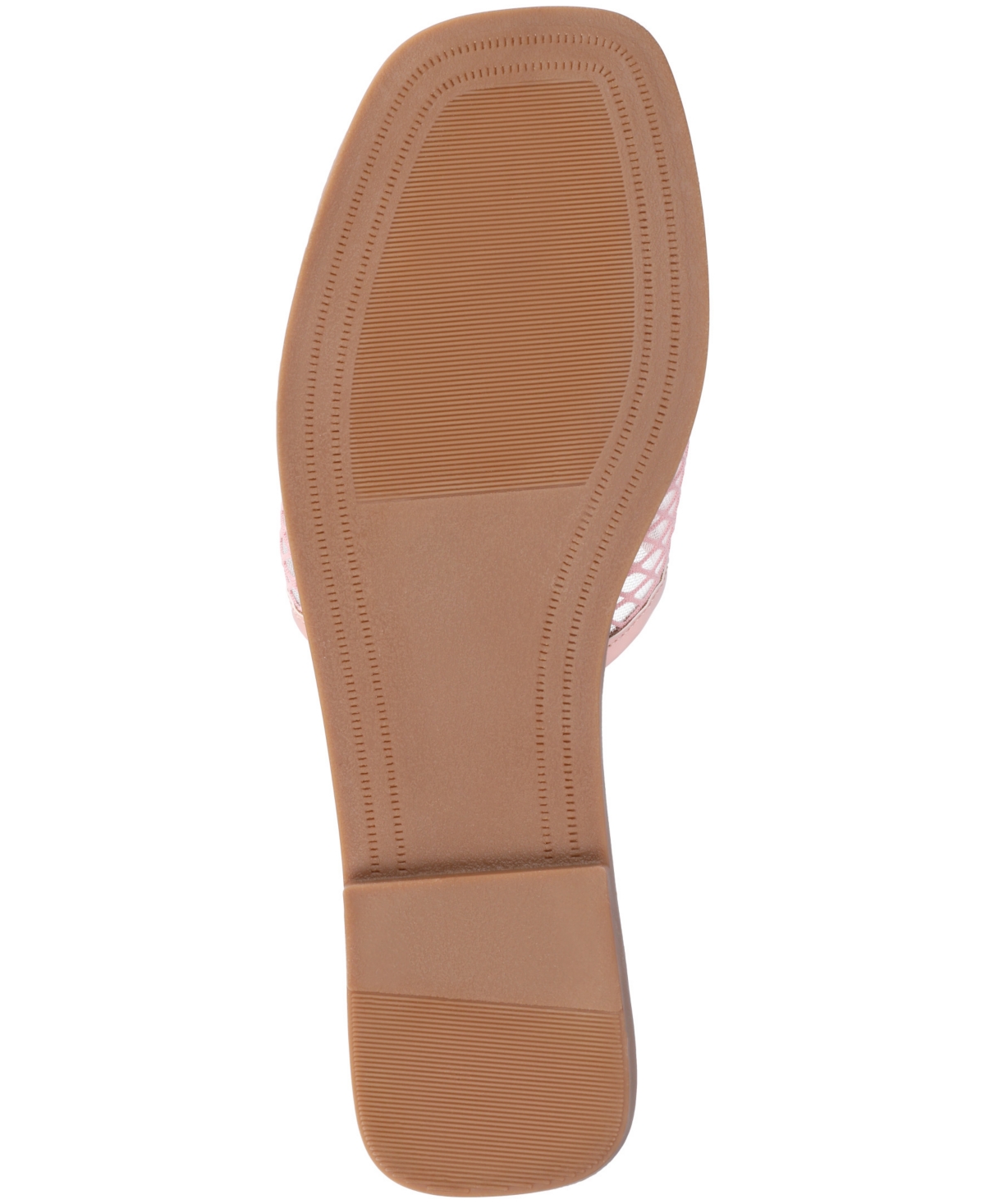 Journee Collection Breckley Flat Slide Sandal In Pink