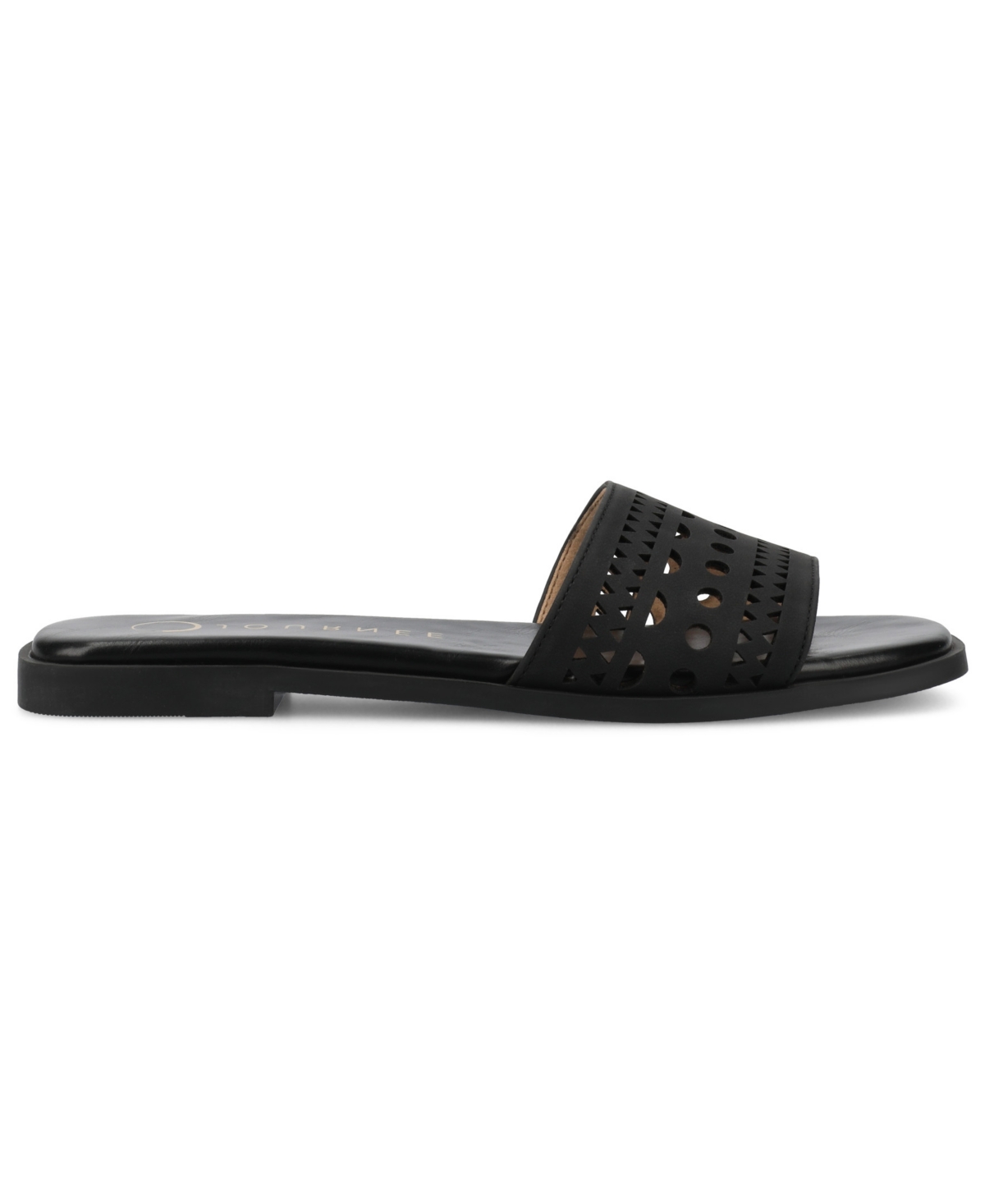 Journee Collection Brodie Slide Sandal In Black