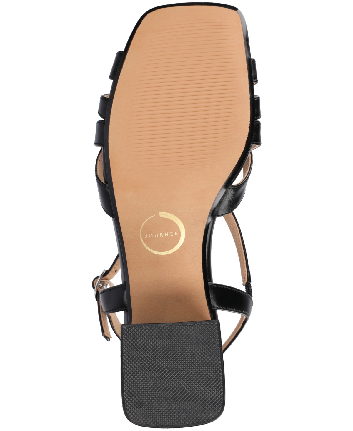 Shop Journee Collection Women's Shyla Block Heel Dress Sandals In Black