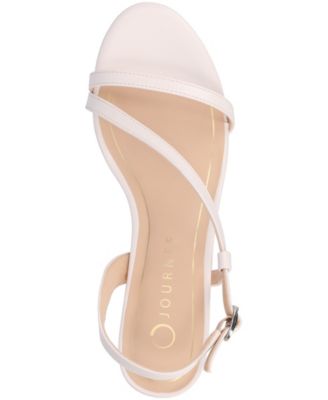 Women's Jemry Asymmetrical Strap Kitten Heel Strap Dress Sandals