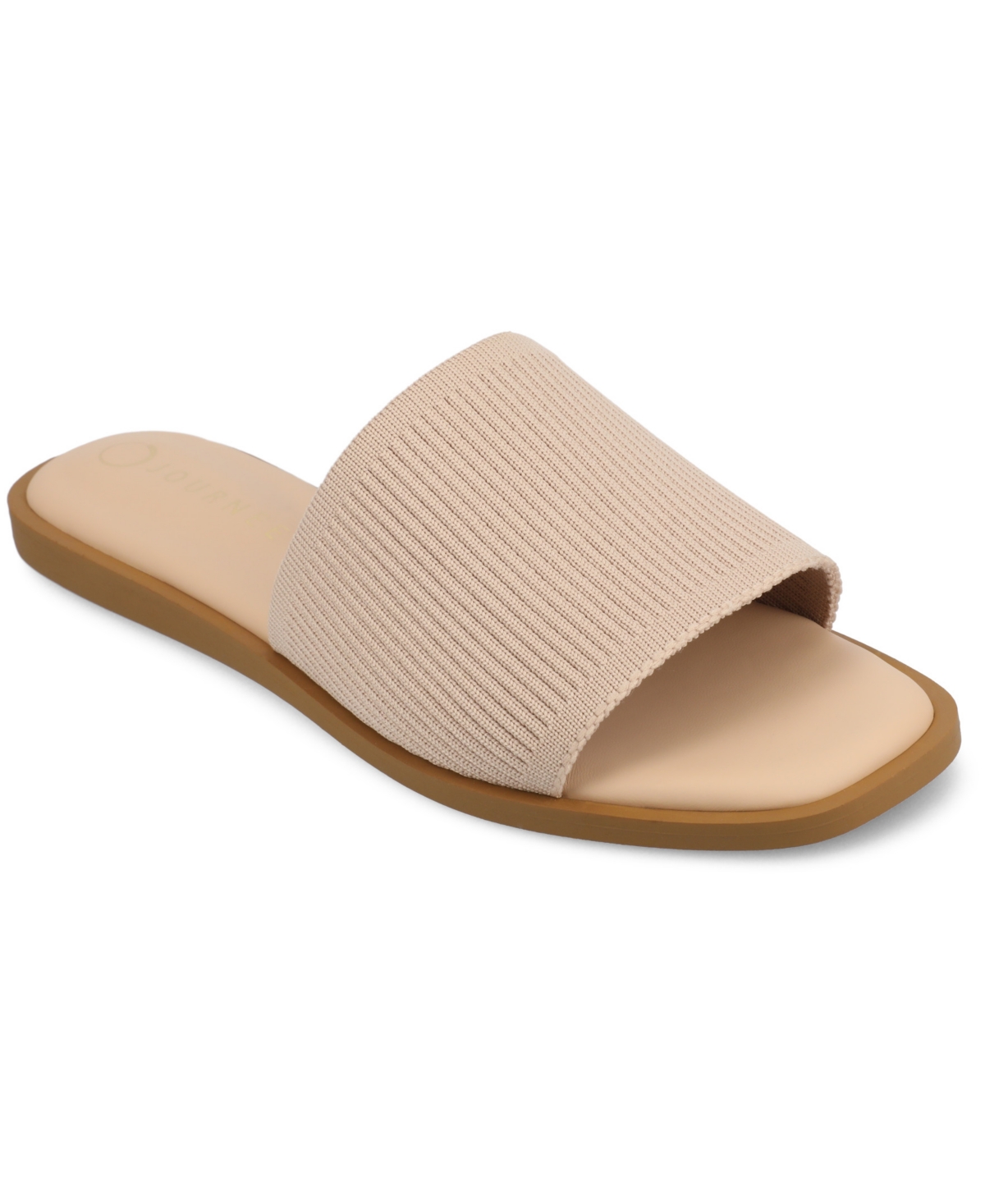 Journee Collection Prisilla Slide Sandal In Blush
