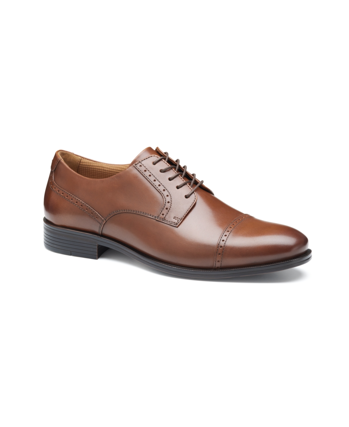 Men's Reeve Cap Toe Dress Shoe - Black full grain