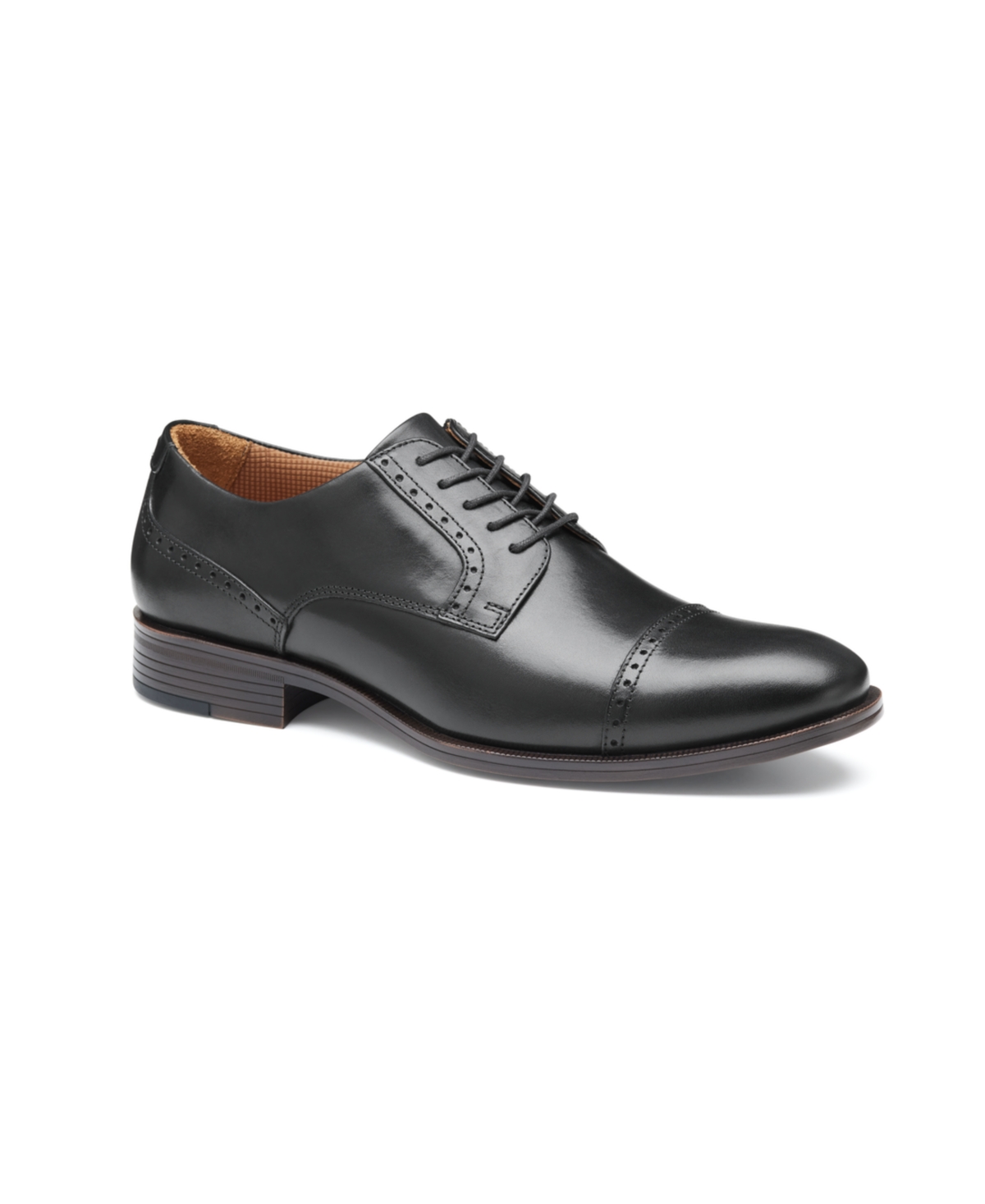 Men's Reeve Cap Toe Dress Shoe - Black full grain