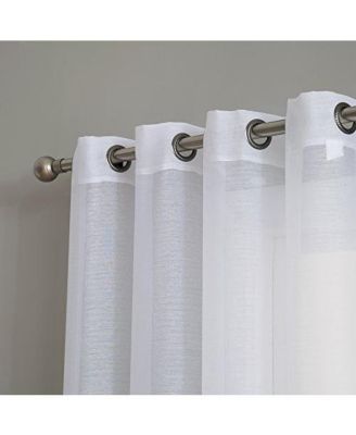 Sheer Grommet Patio Curtain Panel for Sliding Glass Doors - 100 W x 84 L