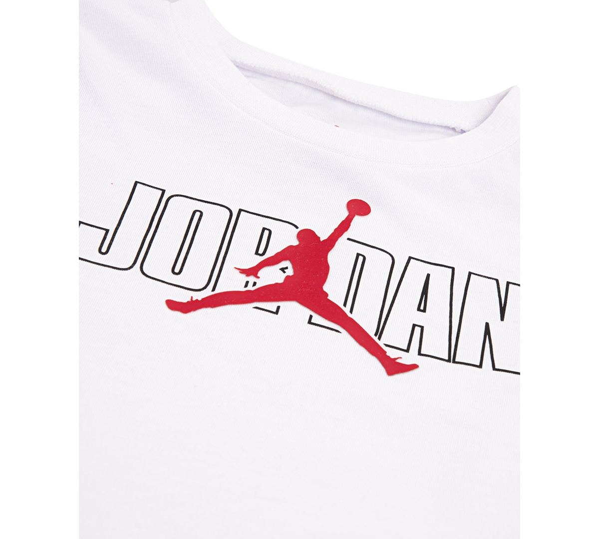 Jordan Baby Stacked Mixed T-shirt & Shorts, 2 Piece Set In Gym Red