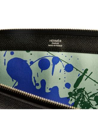 Pre-Owned Hermes Large Zip Around Document Holder Epsom