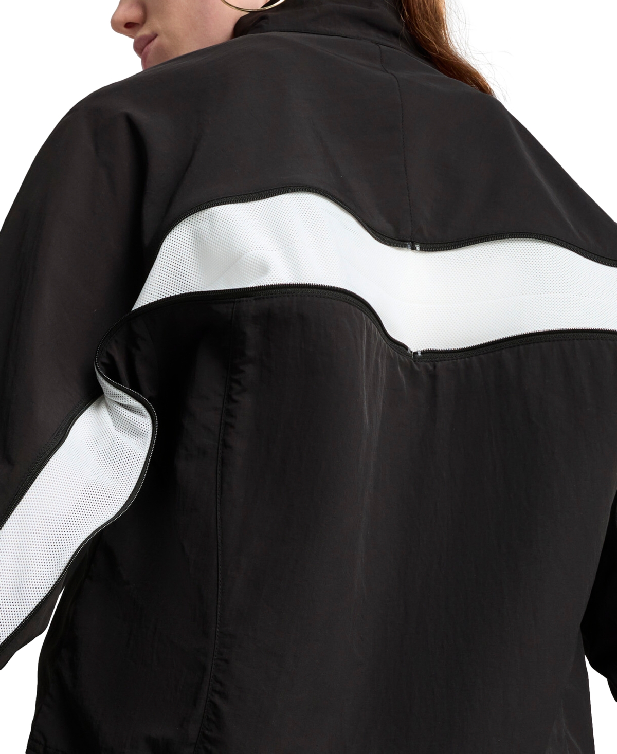 Puma Women's Dare To Oversized Zip-off Woven Jacket In  Black