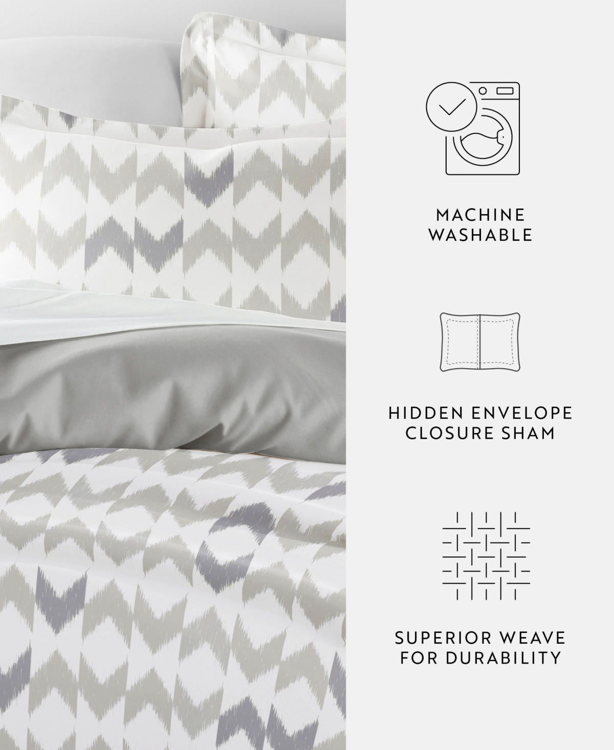 Ienjoy Home Ultra Soft Reversible 2-pc. Duvet Cover Set, Twin/twin Xl In Multi