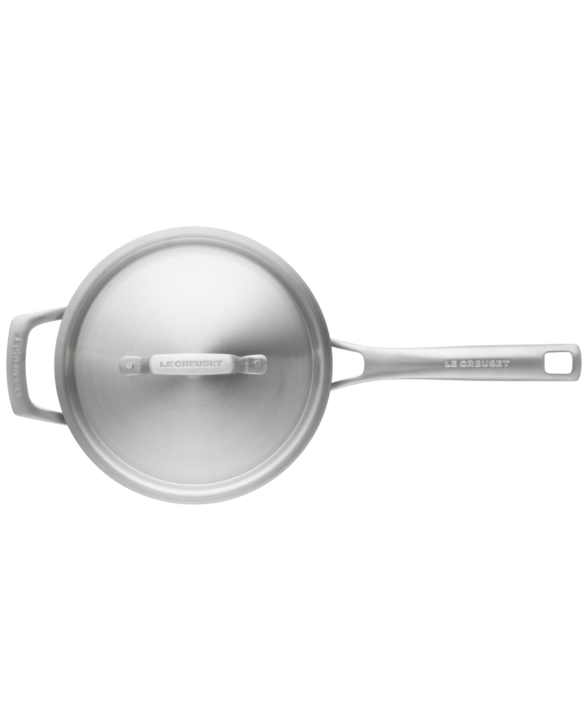Le Creuset 4-quart Essential Stainless Steel Saucepan In Stainless Steel