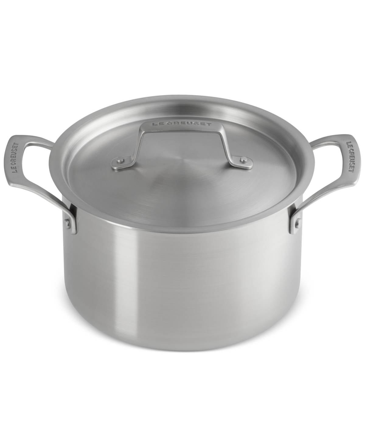 Le Creuset Essential Stainless Steel 5-piece Cookware Set In Stainless Steel