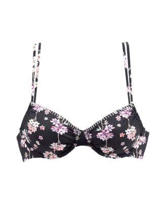 Women's Trimmed Underwire Bikini Swimsuit Top Bra Sizing