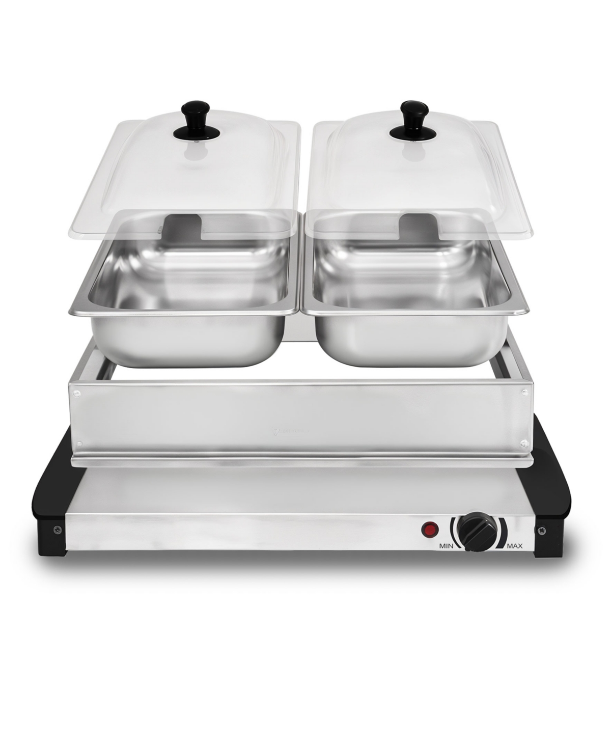 Elite Cuisine 7.5 Quart Stainless Steel Electric Buffet Server In Stainless Steel