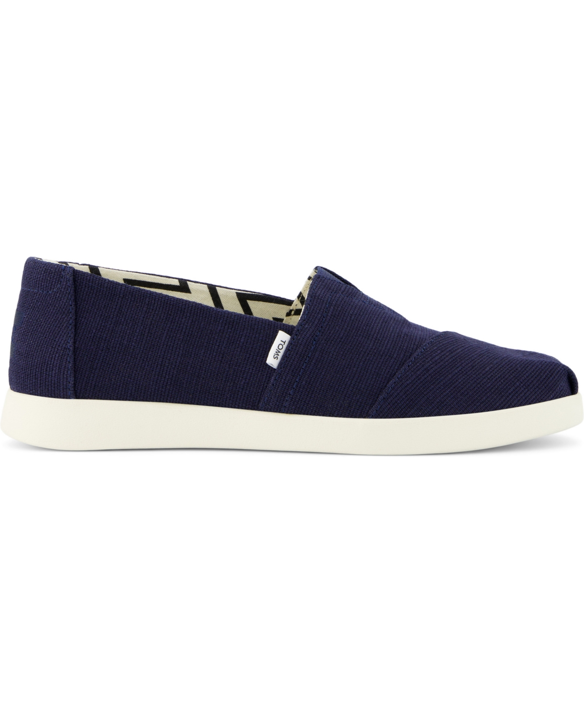 Shop Toms Women's Alpargata Plus Espadrille Slip-on Loafers In Navy Heritage Canvas