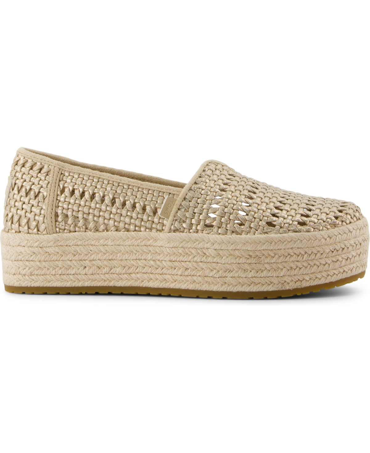TOMS WOMEN'S VALENCIA PLATFORM ESPADRILLE SLIP-ON SHOES 