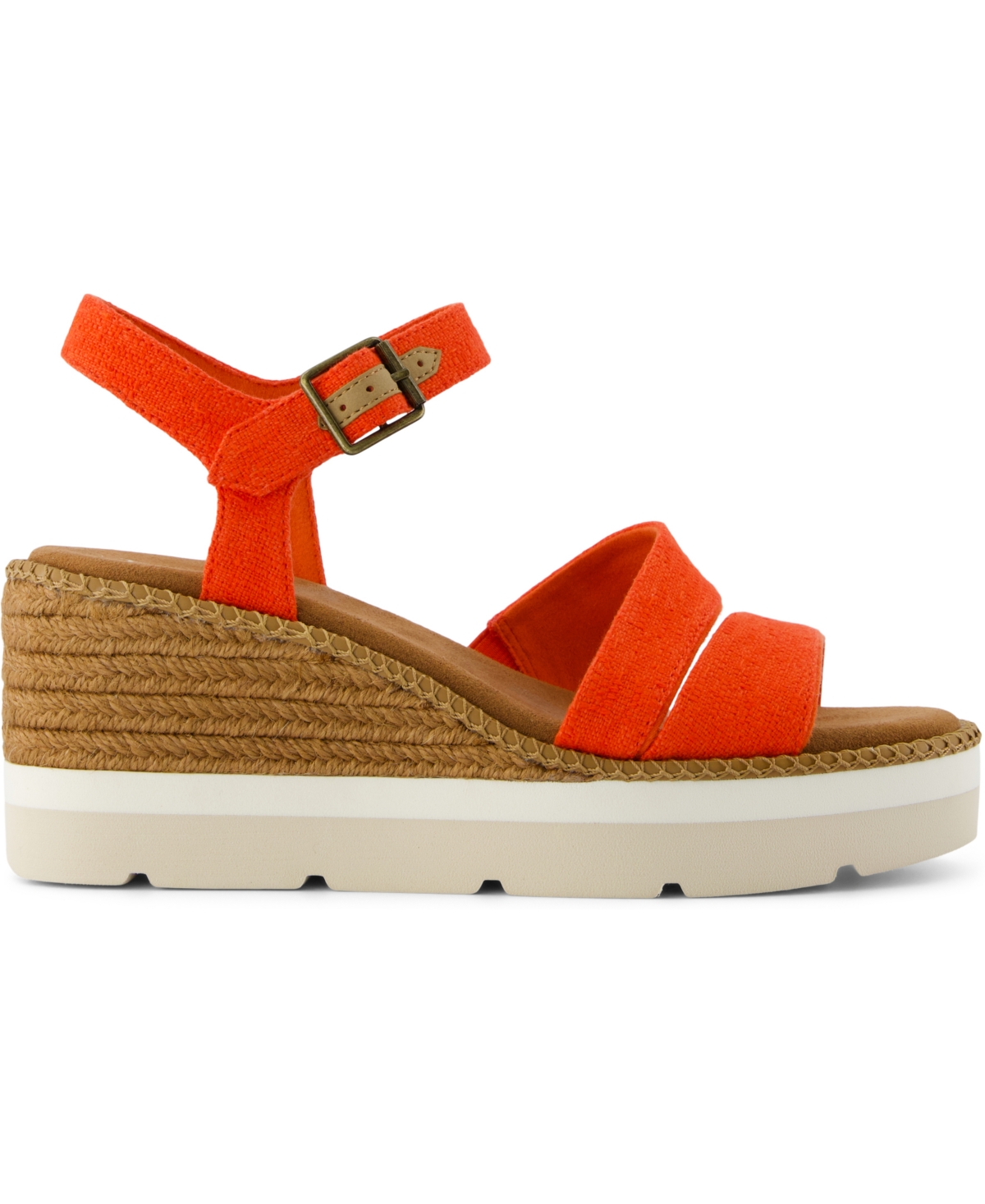 TOMS WOMEN'S DARYA OPEN TOE WEDGE SANDALS 