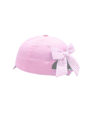 Girls Pony Bow Baseball Hat
