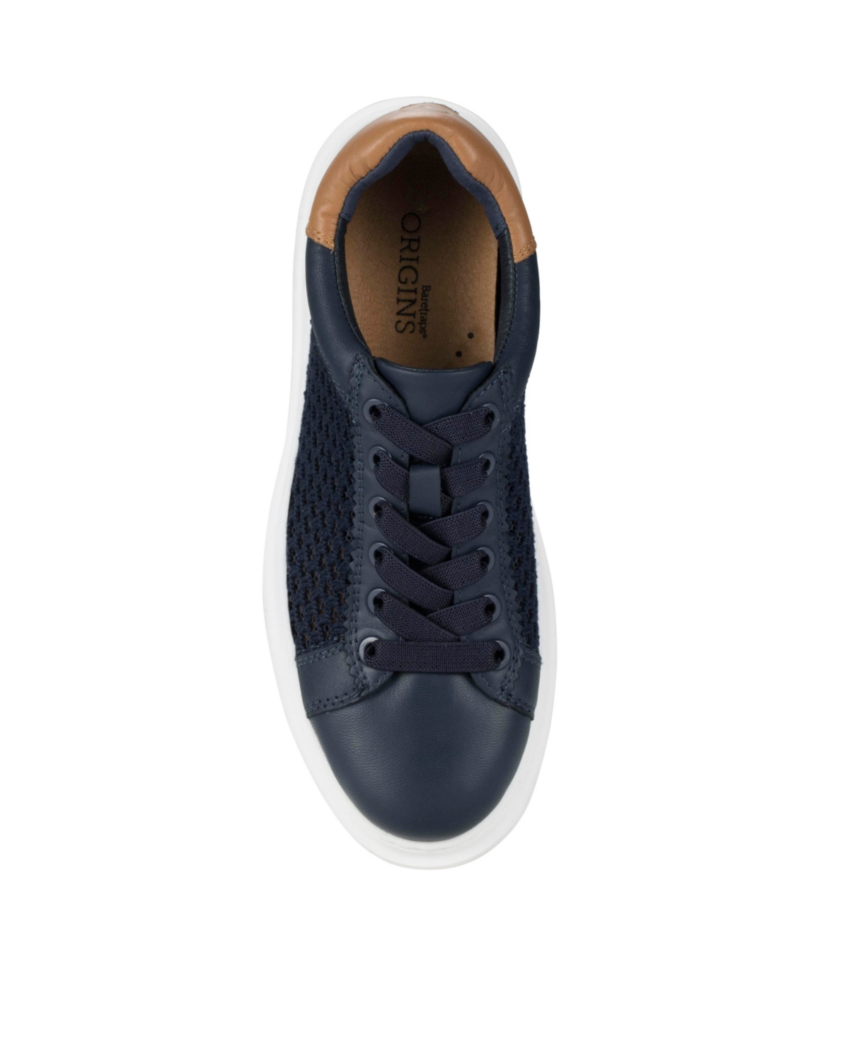 Shop Baretraps Women's Origins Tiara Lace-up Sneakers In Navy Leather