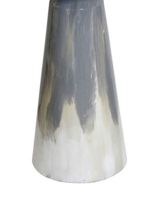 18" Iron Desert Fog Contemporary Side Table