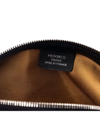 Pre-Owned Hermes  Sursoie To Go Pouch Printed Silk and Leather