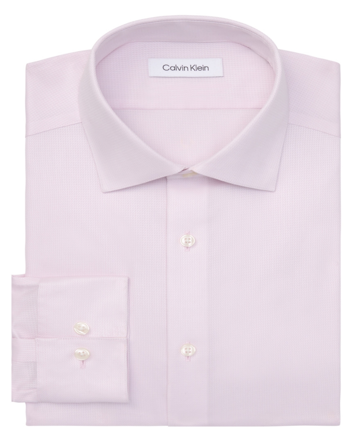 Calvin Klein Men's Refined Stretch Micro Stripe Classic Button-down Shirt In Pink