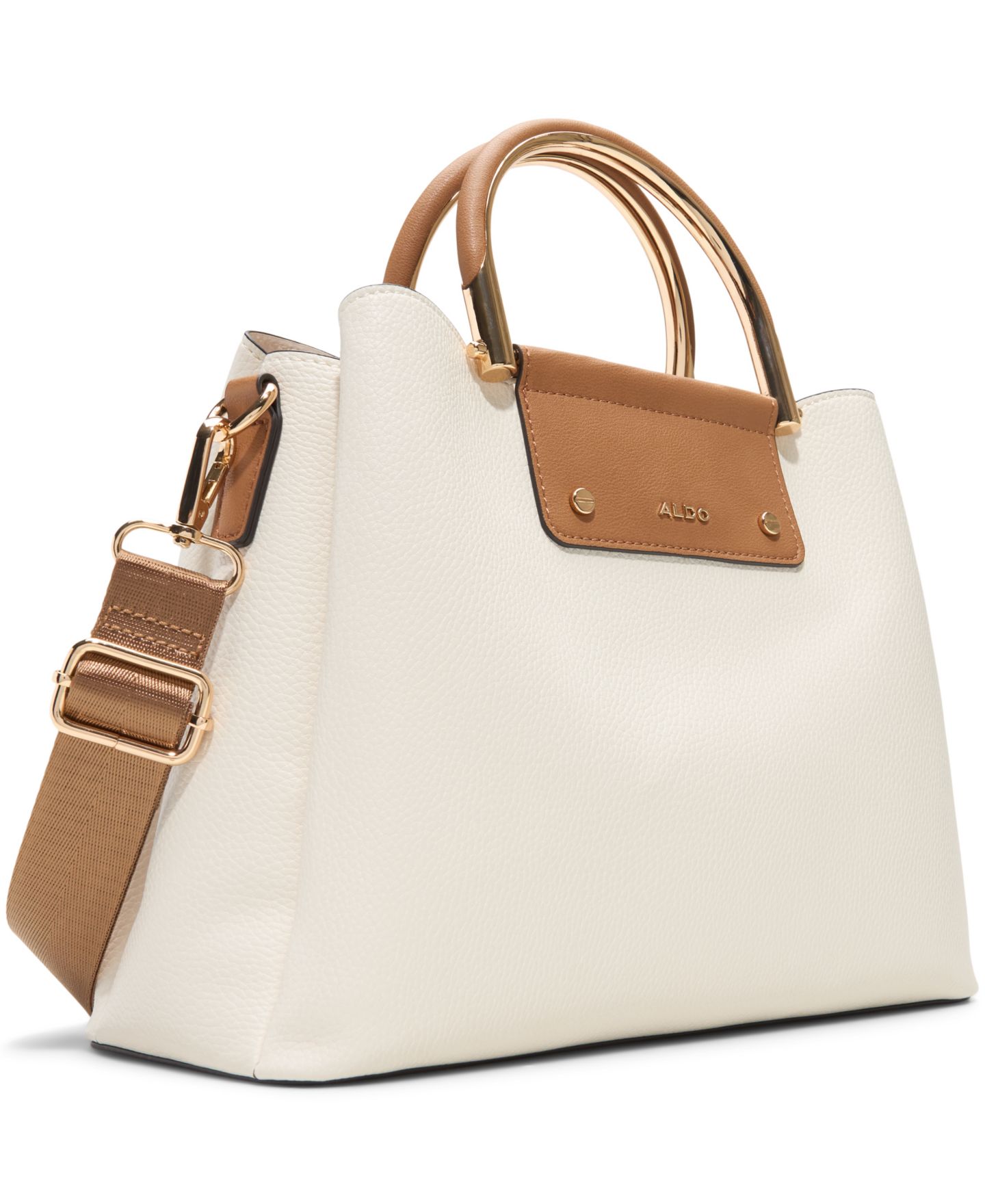 Женская сумка ALDO Sloana Small Satchel, цвет: Бежевый — фото 3