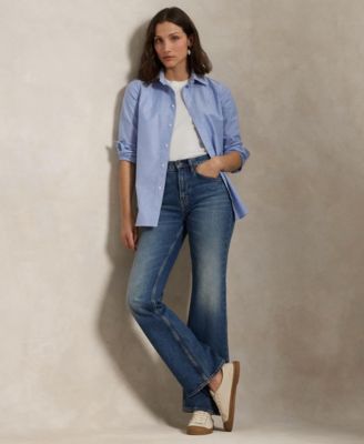 Women's Stretch Slim Fit Oxford Shirt