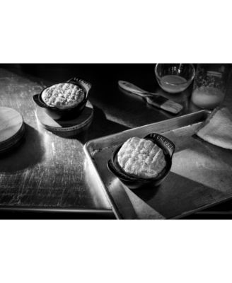 Enameled Cast Iron Mini Round Cocotte, Set of 4