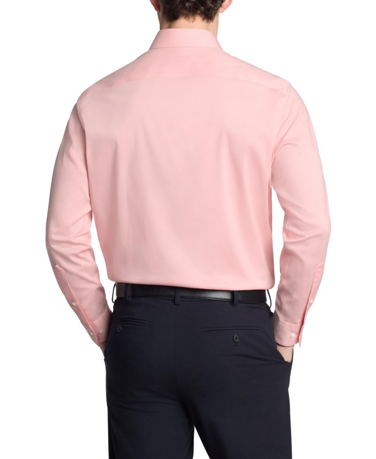 VAN HEUSEN MEN'S REGULAR FIT ULTRA WRINKLE FREE SPREAD COLLAR DRESS SHIRT 