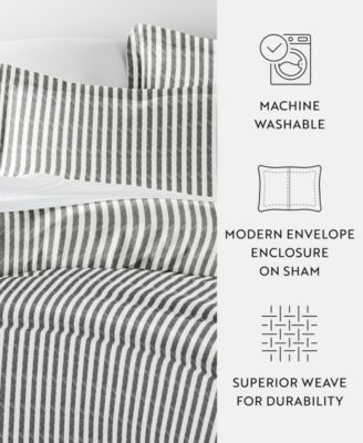 Tranquil Sleep Patterned Duvet Cover Set, King/California King