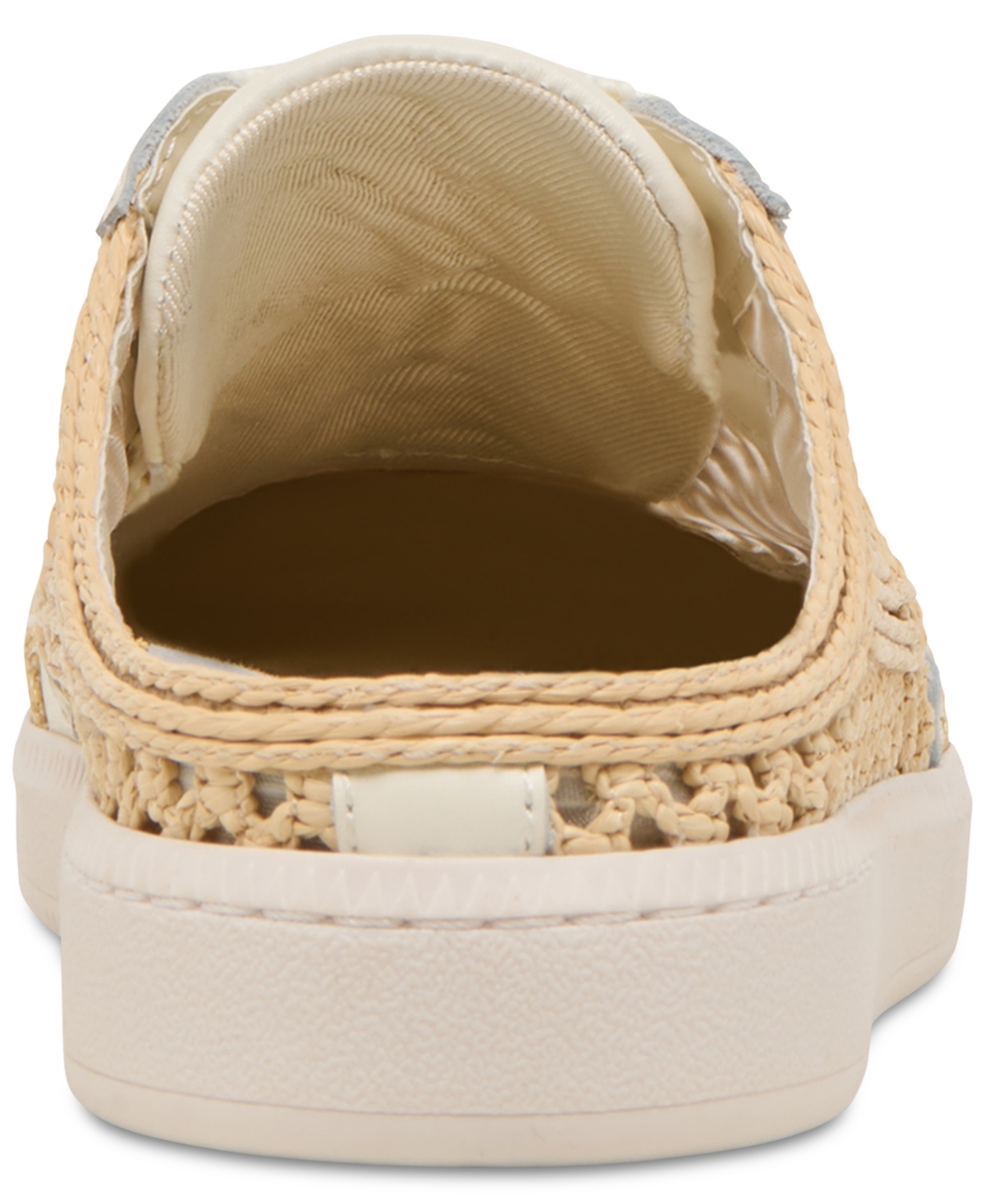 Dolce Vita Women's Notice Slide Mule Sneakers In Light Natural Woven Raffia