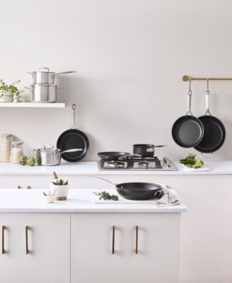 Classic Stainless Steel Nonstick Frypan, Set of 2