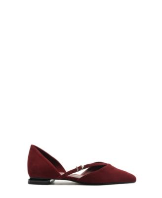 Women's Rue Buckle Pointed Toe Flats