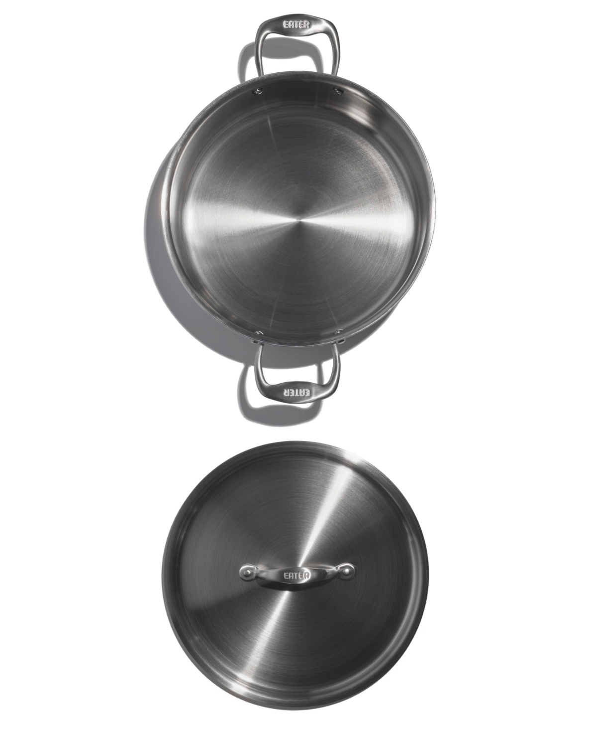 Heritage Steel X Eater 5-Ply Stainless Steel 6-Qt. Rondeau with Lid