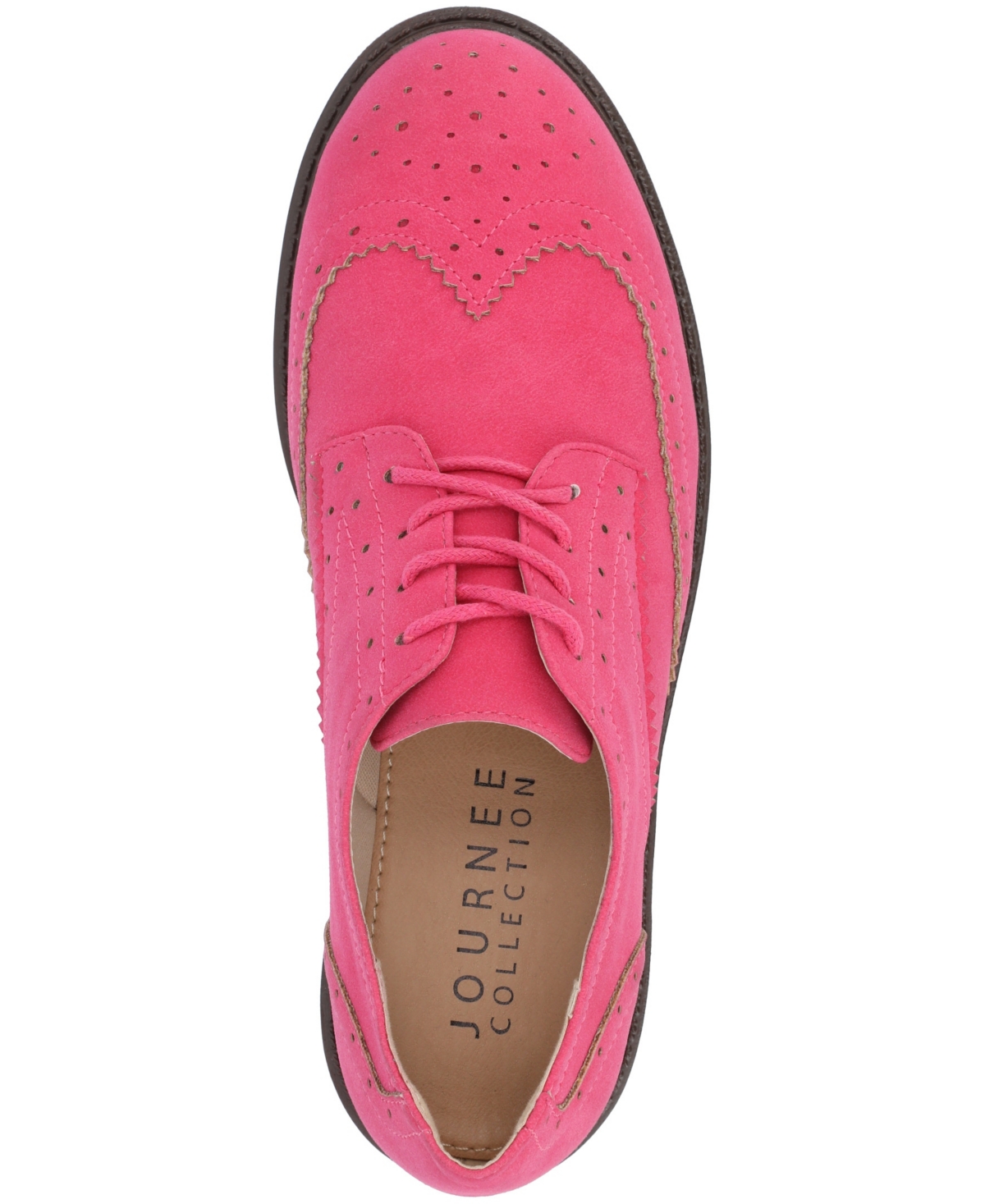 Journee Collection Claudiya Oxford In Pink