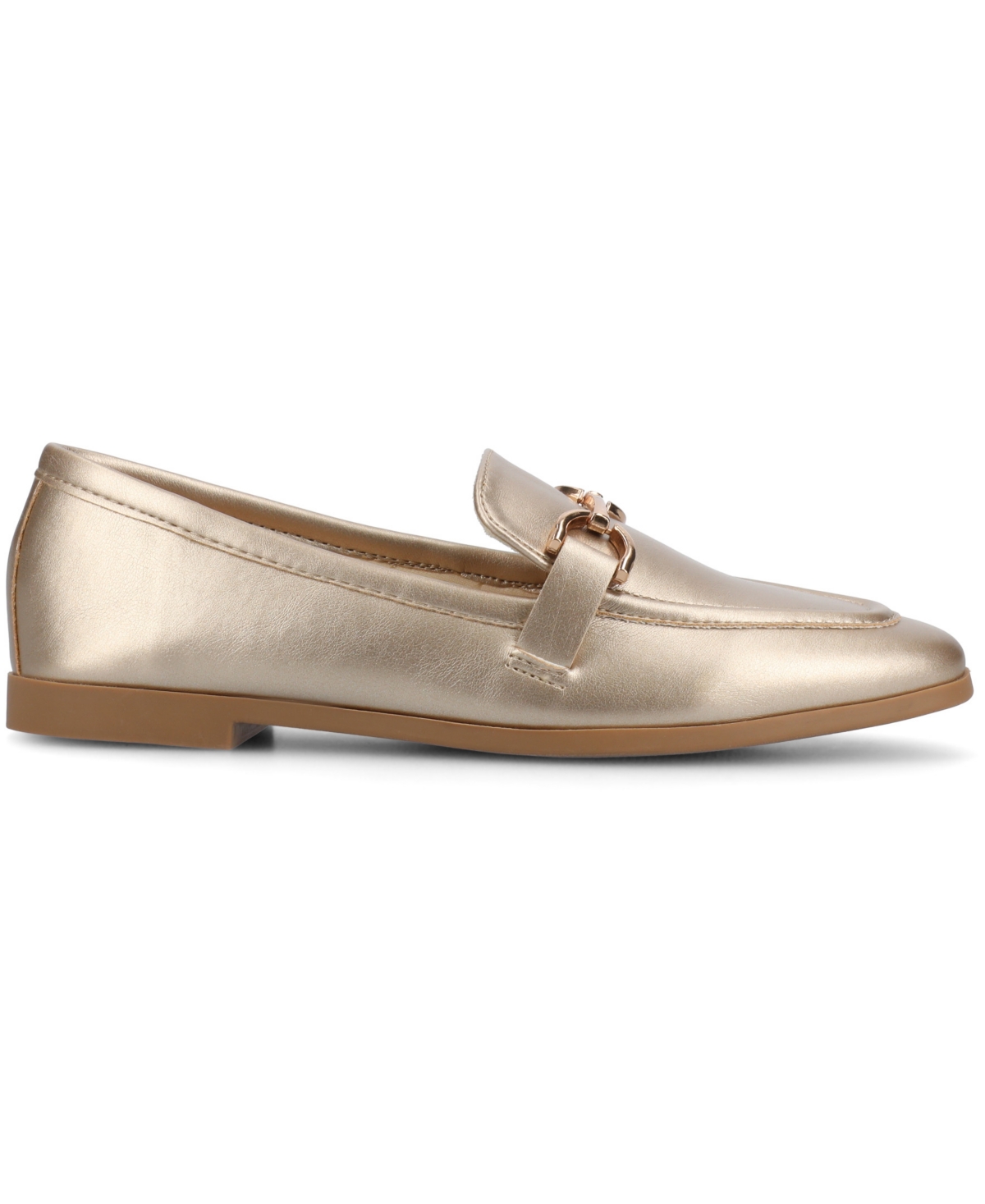 Shop Journee Collection Women's Mizza Slip-on Loafers In Champagne