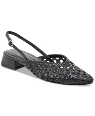 Dolce Vita - Women's Birdie Slingback Woven Block-Heel Flats