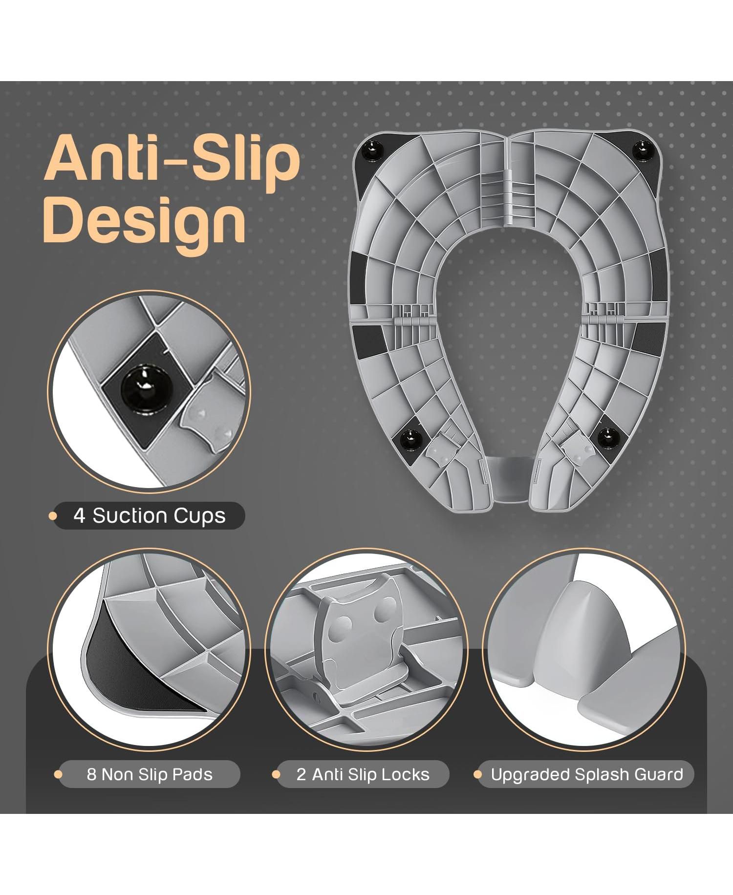 | Folding Travel Toilet Seat Trainer (White)