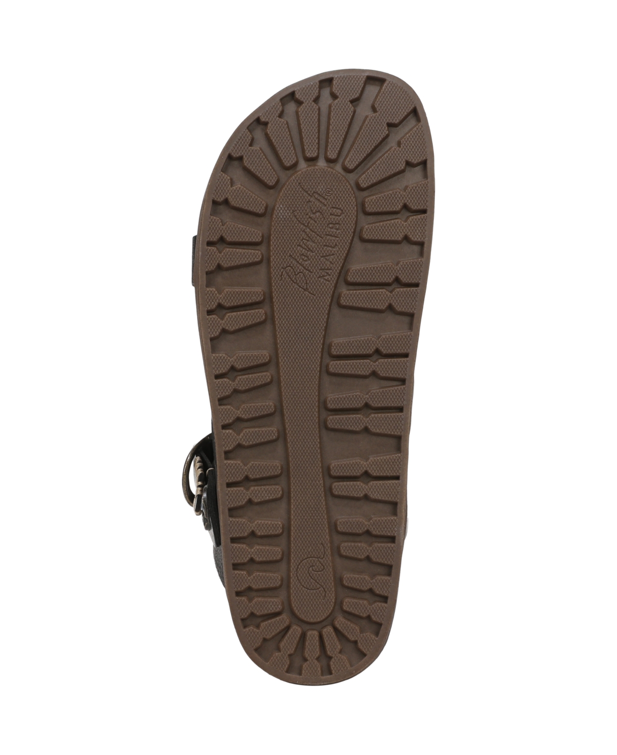Shop Blowfish Malibu Women's Lilac Thong Slide Platform Sandals In Black Faux Nubuck