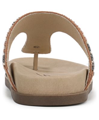 Women's Lyric Open Round Toe Thong Platform Sandals