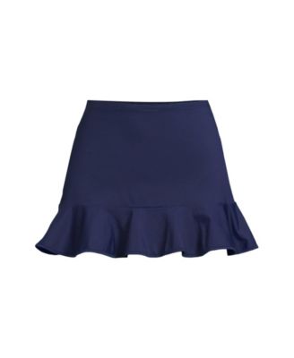 Women's Ruffle Hem Mini Swim Skirt