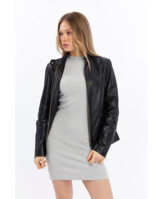 Women's Genuine Leather Jacket