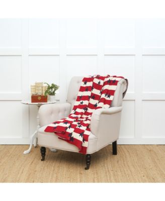50" x 60" American Flag Accent Throw Blanket, All Seasons, USA