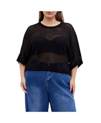 Women's Crochet Knit Top