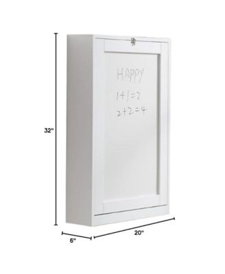 Culver Fold-Away Writing Desk (White)