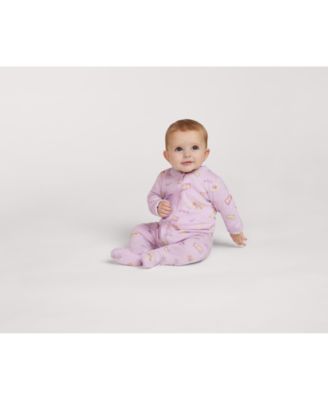 Baby Girls or Boys Printed Footed Coverall