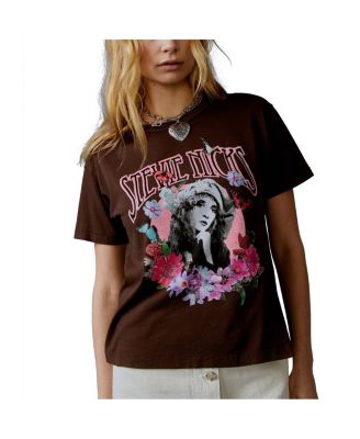 Women's Brown Stevie Nicks Graphic T-Shirt