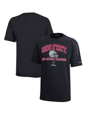 Champion - Big Boys and GIrls Black Ohio State Buckeyes College Football Playoff 2024 National sT-shirt
