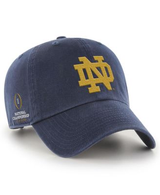 '47 Brand - Men's Navy Notre Dame Fighting Irish College Football Playoff 2025 National Championship Game Clean Up Adjustable Hat
